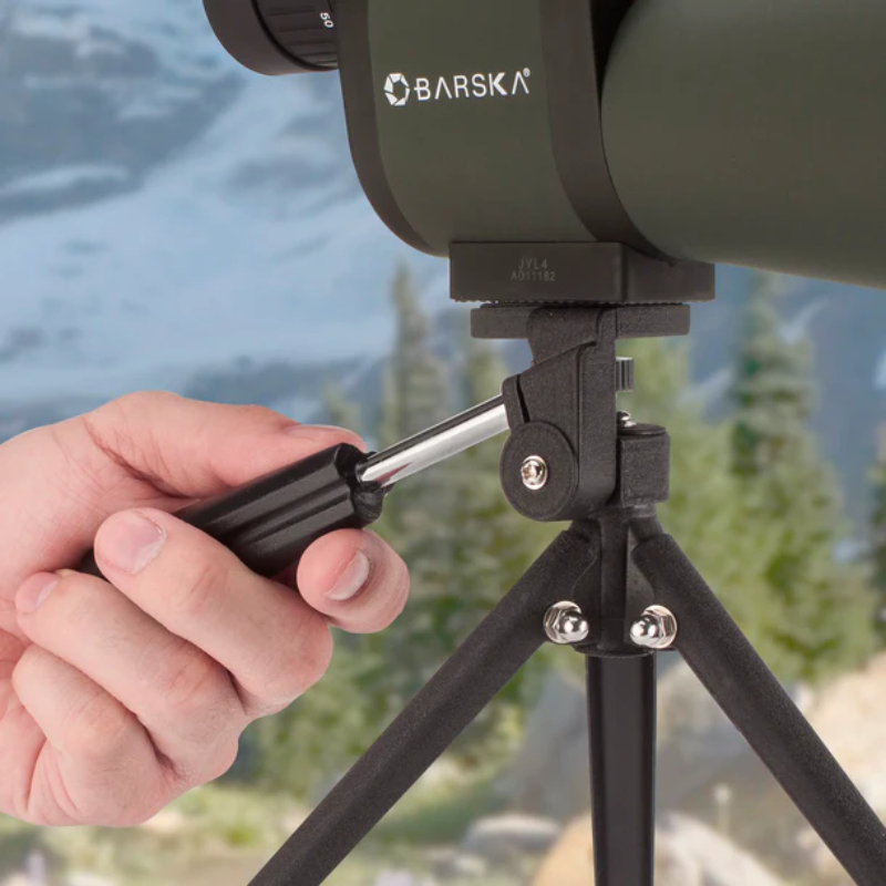 BARSKA |  25-125x88mm Benchmark Waterproof Straight Spotting Scope | AD11182