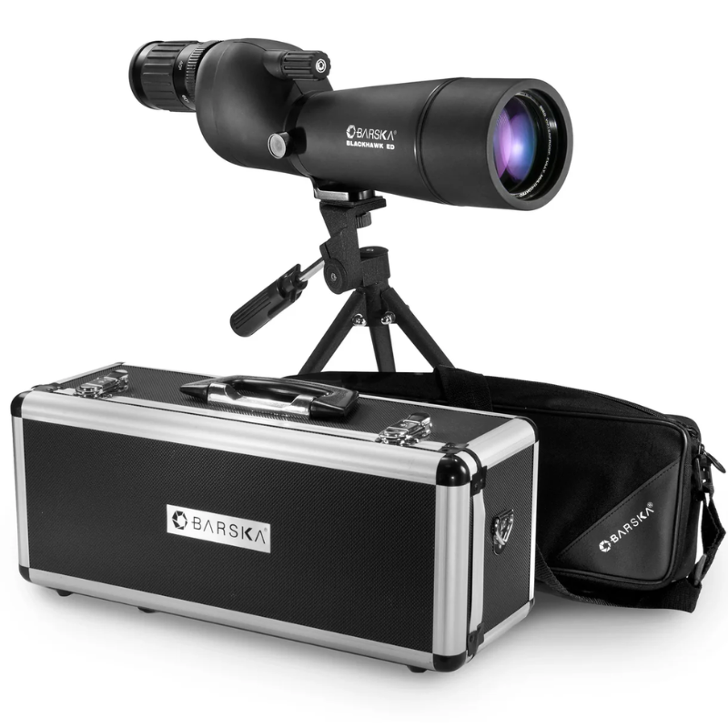 BARSKA | 20-60x60mm Blackhawk ED Waterproof Straight Spotting Scope | AD11918