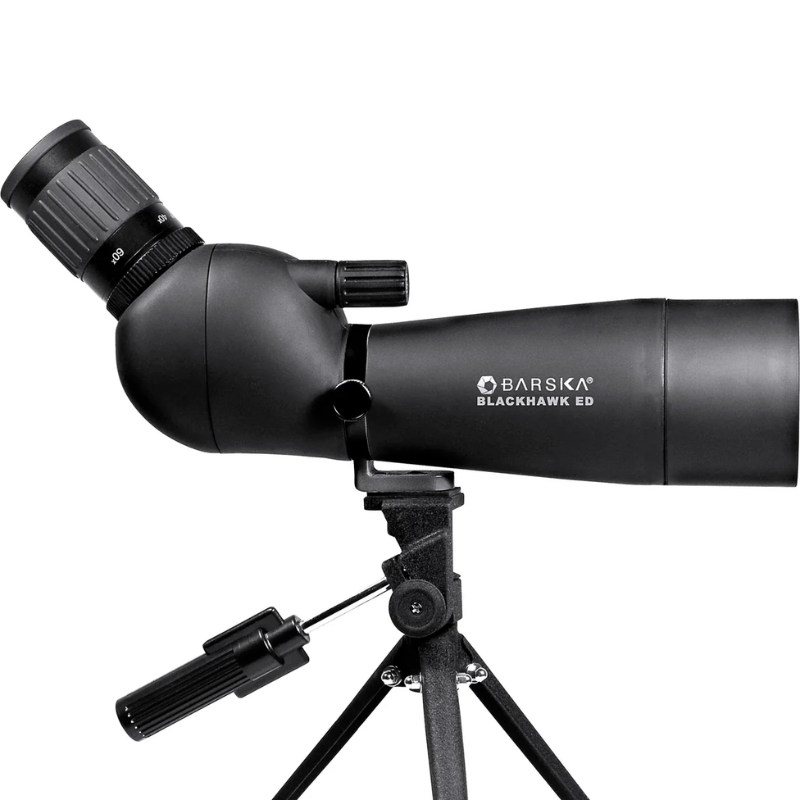 BARSKA | 20-60x60mm Blackhawk ED Waterproof Angled Spotting Scope | AD11520