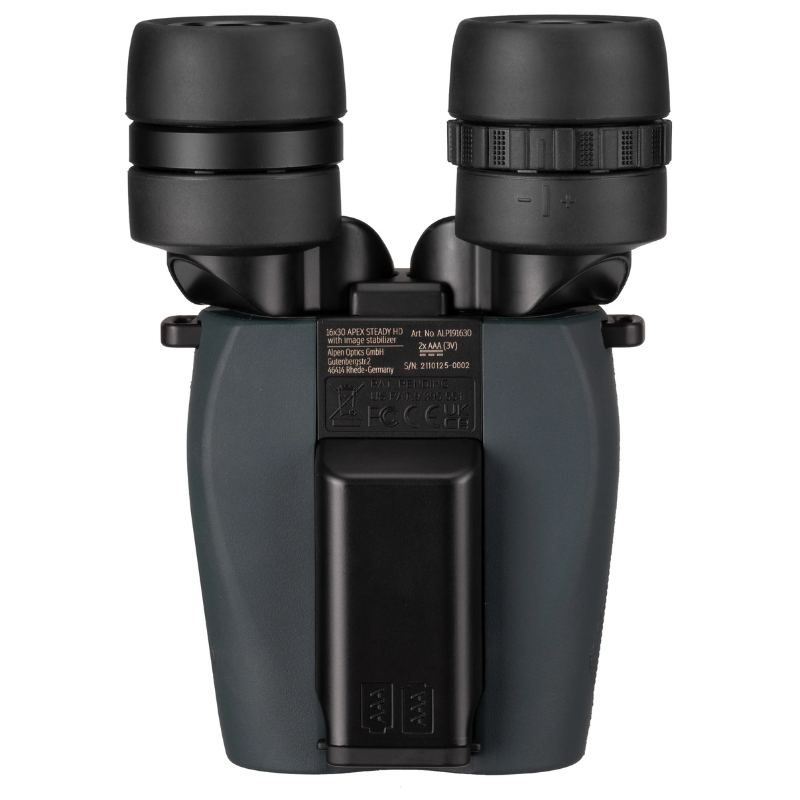 ALPEN | Apex Steady 16x30 HD Binoculars with Image Stabilization