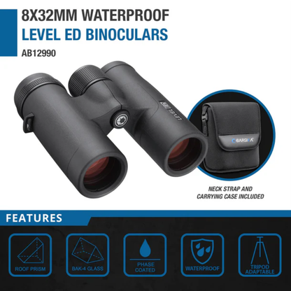 BARSKA | 8x32mm Level ED Waterproof Binoculars | AB12990