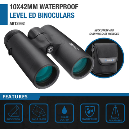 BARSKA | 10x42mm Level ED Waterproof Binoculars | AB12992
