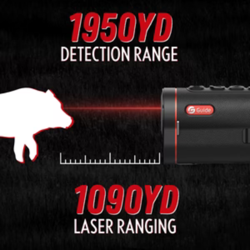 GUIDE USA | TD633 LRF Thermal Monocular 2X 640x512 35mm