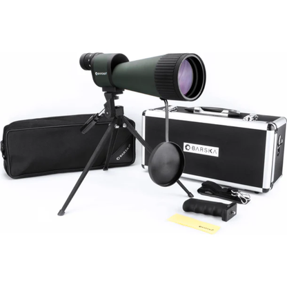 BARSKA |  25-125x88mm Benchmark Waterproof Straight Spotting Scope | AD11182