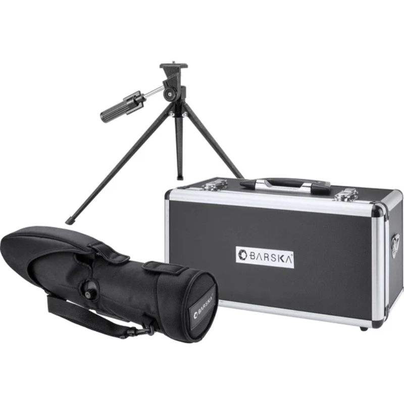BARSKA | 20-60x65mm Level Waterproof Straight Spotting Scope | AD12354