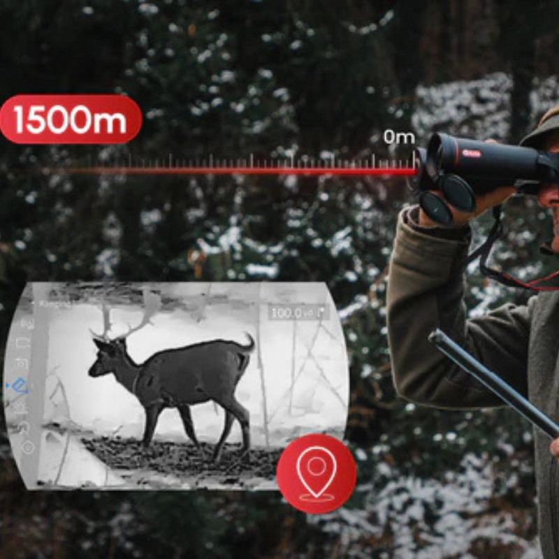 GUIDE USA | TN650 LRF 2.0 Thermal Binoculars with LRF