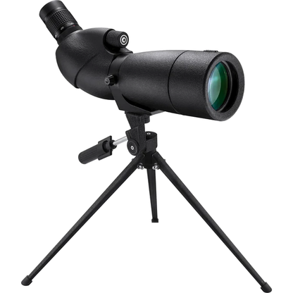 BARSKA Level 20-60x 65mm Waterproof Angled Spotting Scope AD12356 on tripod